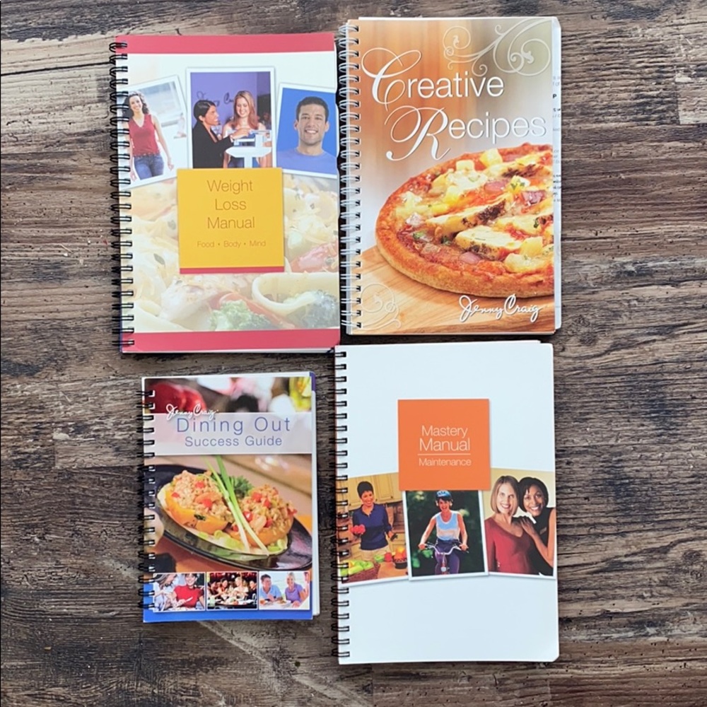 4-book Jenny Craig complete weight loss plan